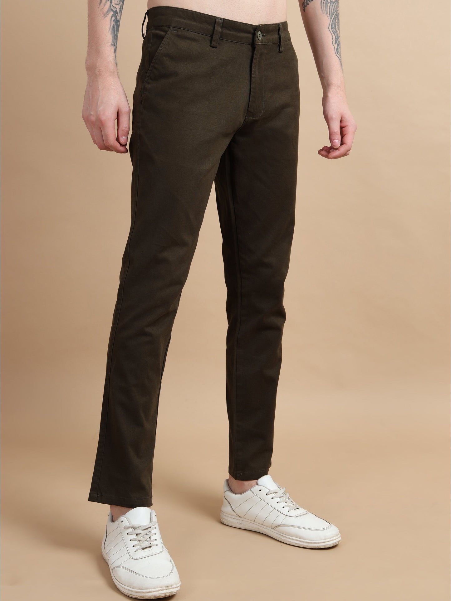 Plus Size Black Olive ComfiTwill Stretch