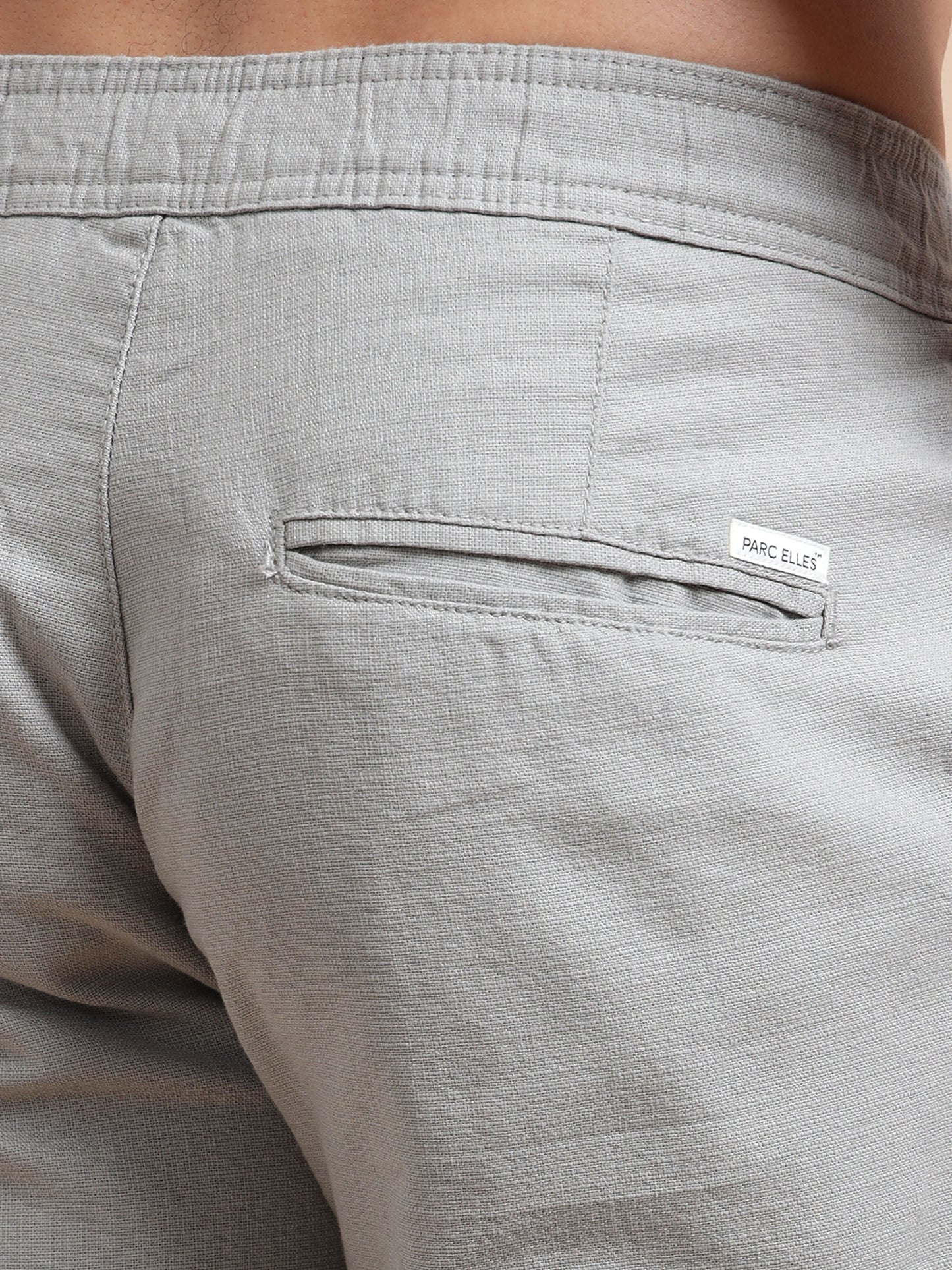 Natural Grey Elite Pleat Trousers