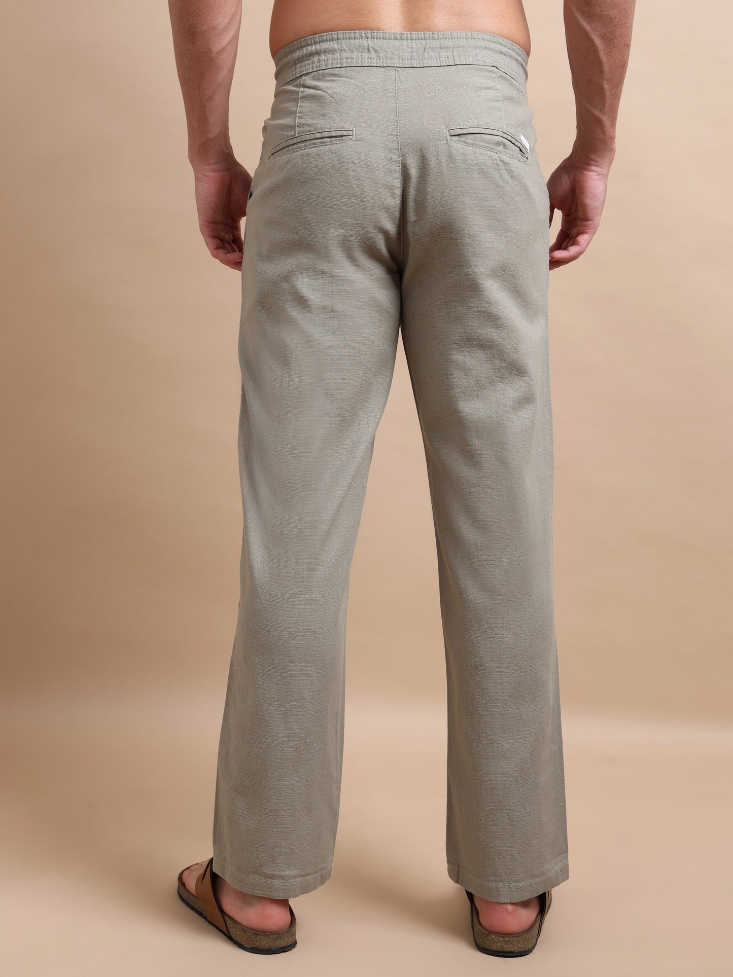 Ash Grey Elite Pleat Trousers