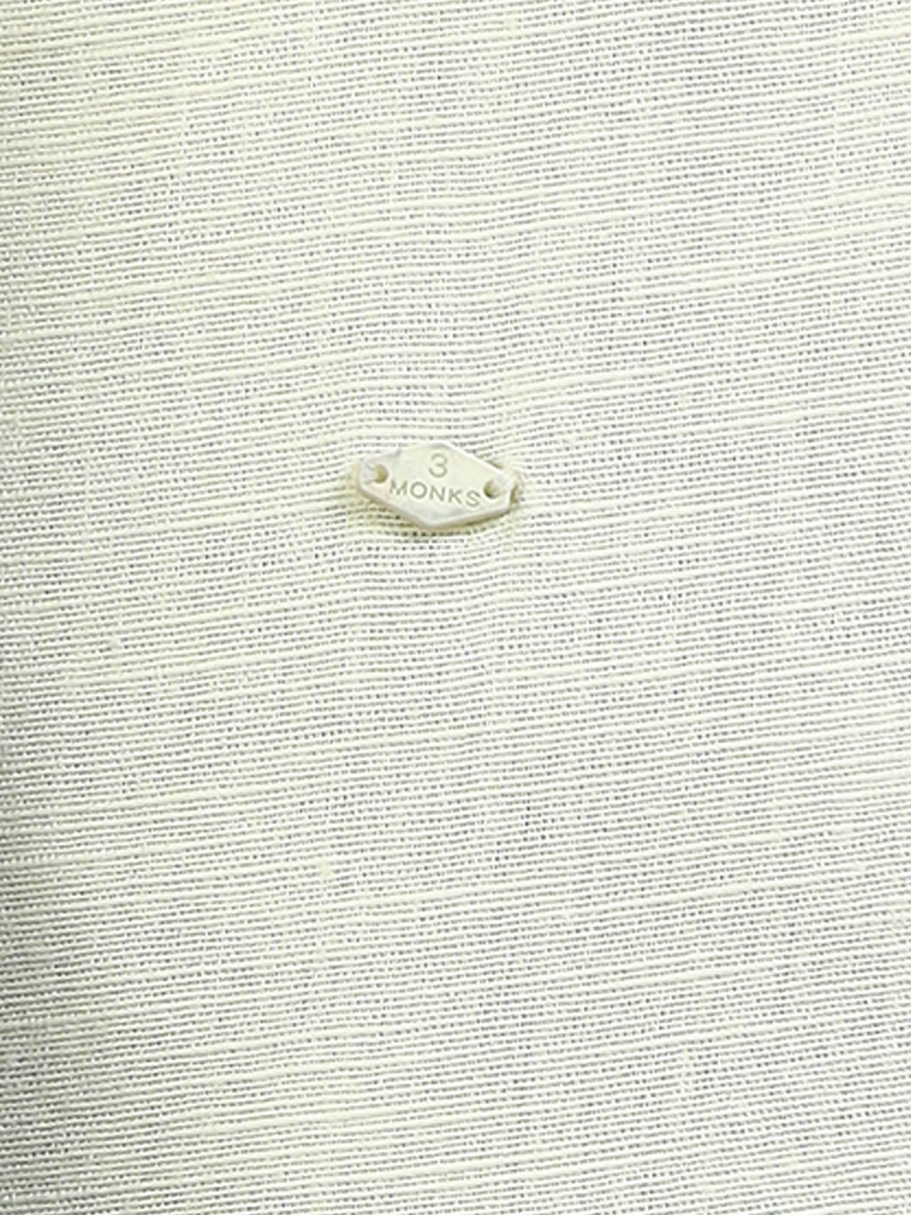 Men’s Light Yellow Cotton Casual Shirt with Nautical Anchor Embroidery