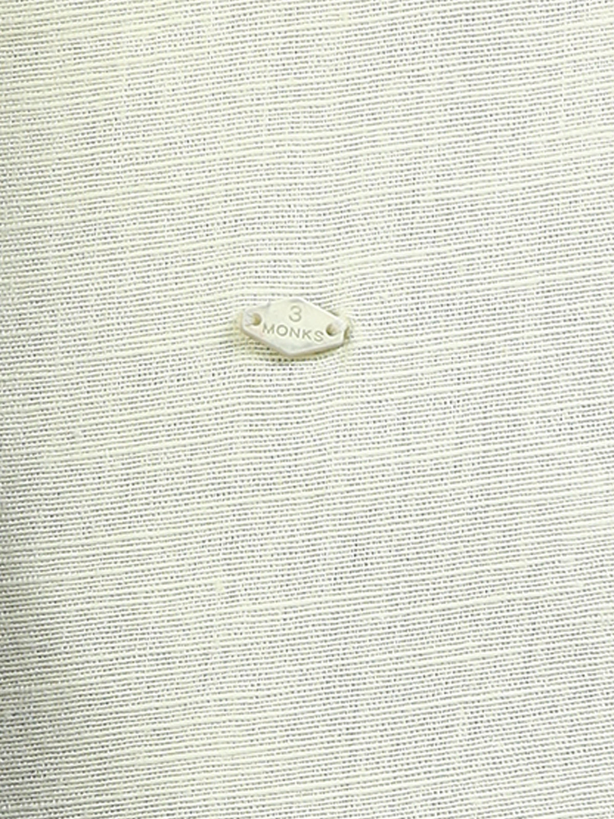 Men’s Light Yellow Cotton Casual Shirt with Nautical Anchor Embroidery