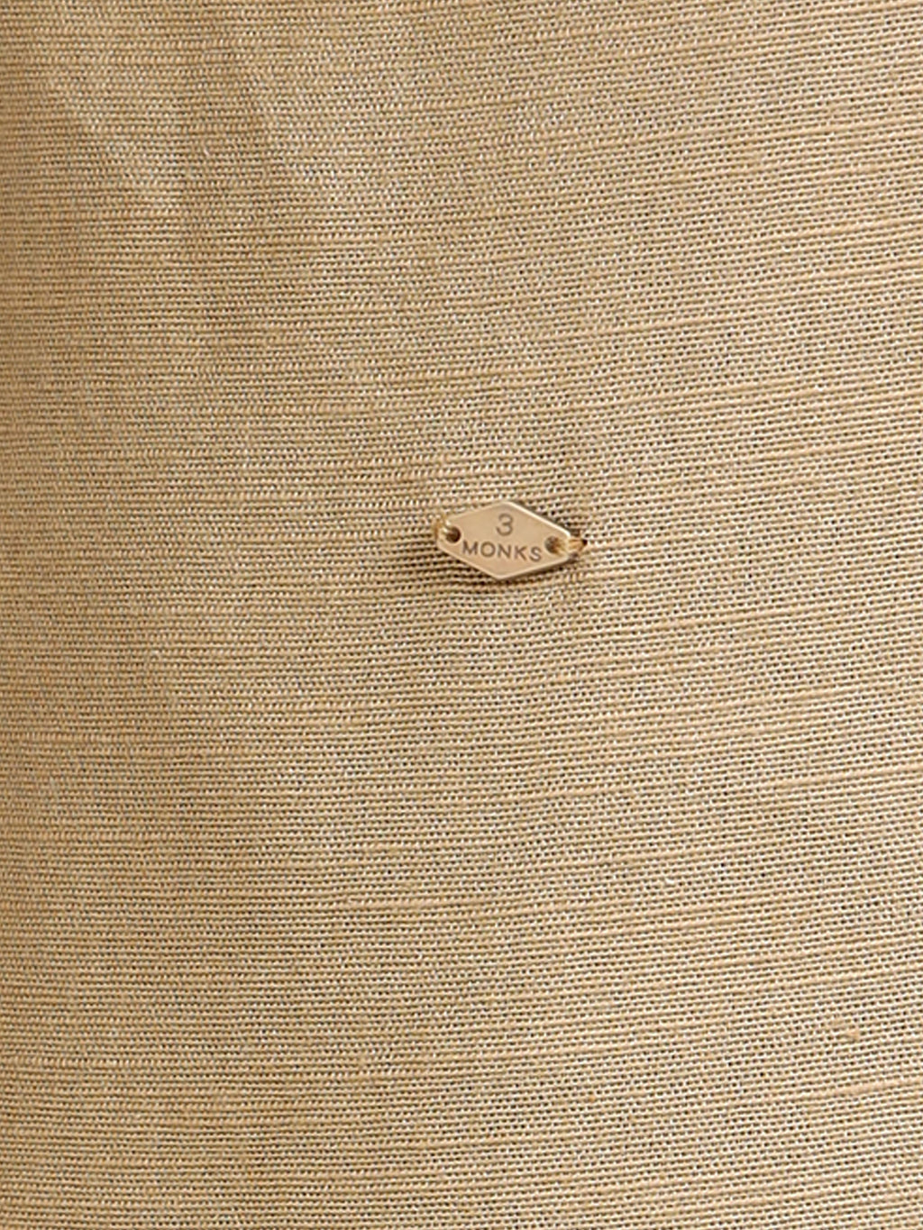 Men’s Brown Cotton Casual Shirt with Anchor Embroidery Detailing