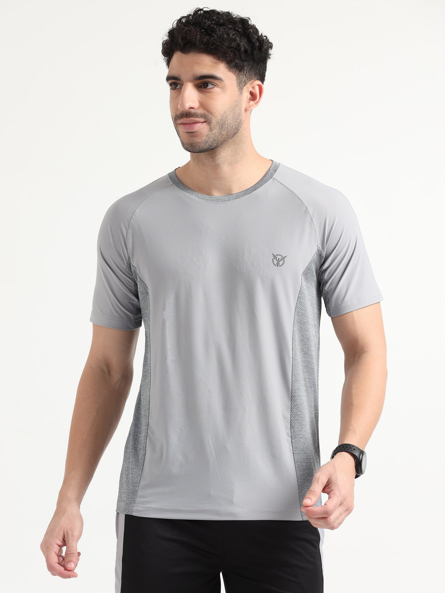 Fish Grey Active Men Tee