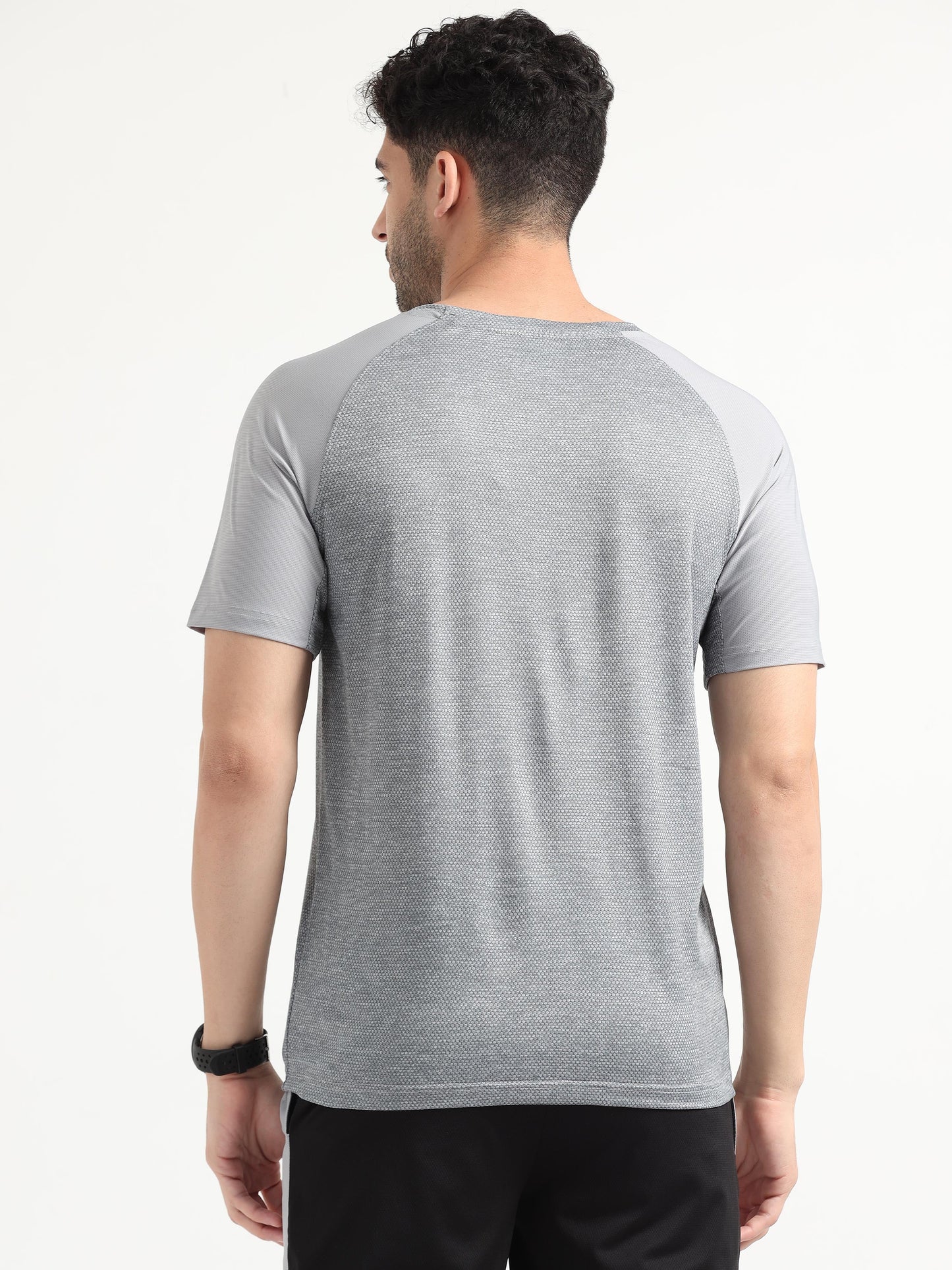 Fish Grey Active Men Tee