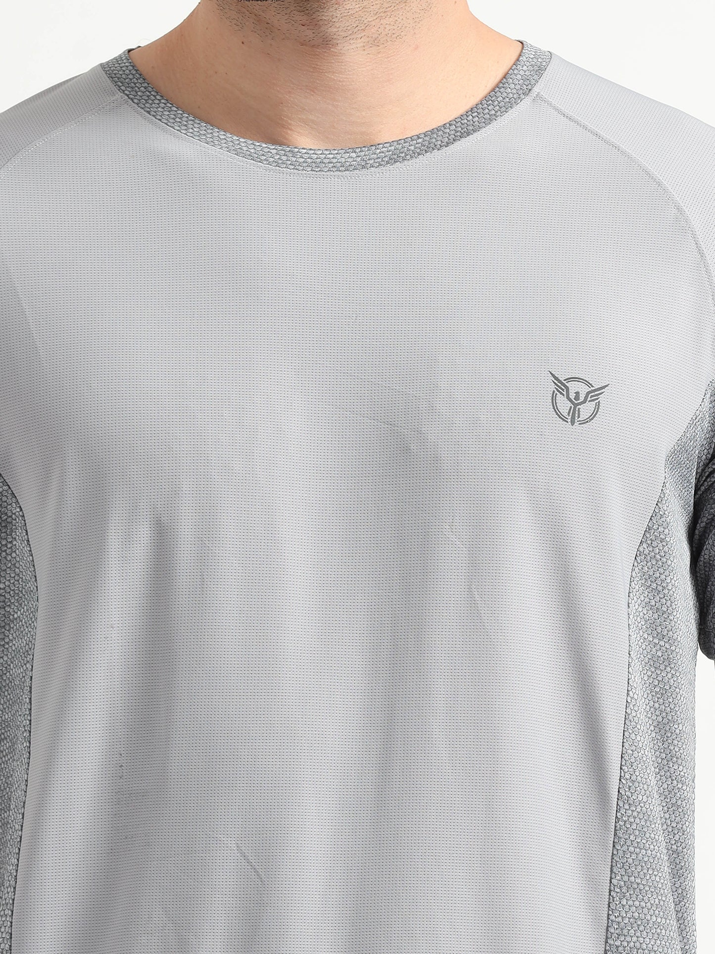 Fish Grey Active Men Tee
