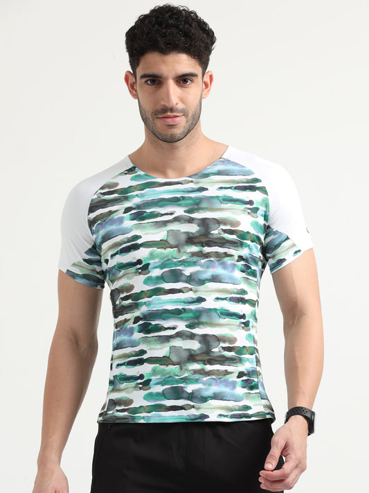 Nature Abstract Men Cycling Tee