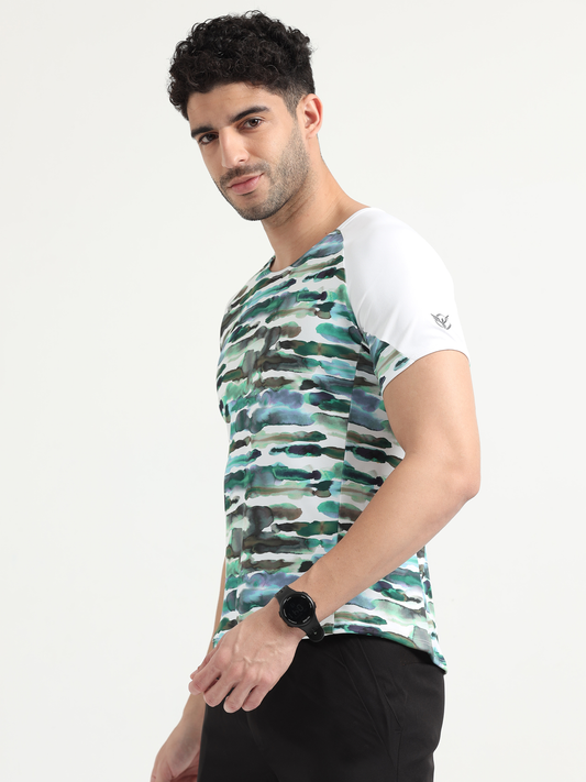 Nature Abstract Men Cycling Tee