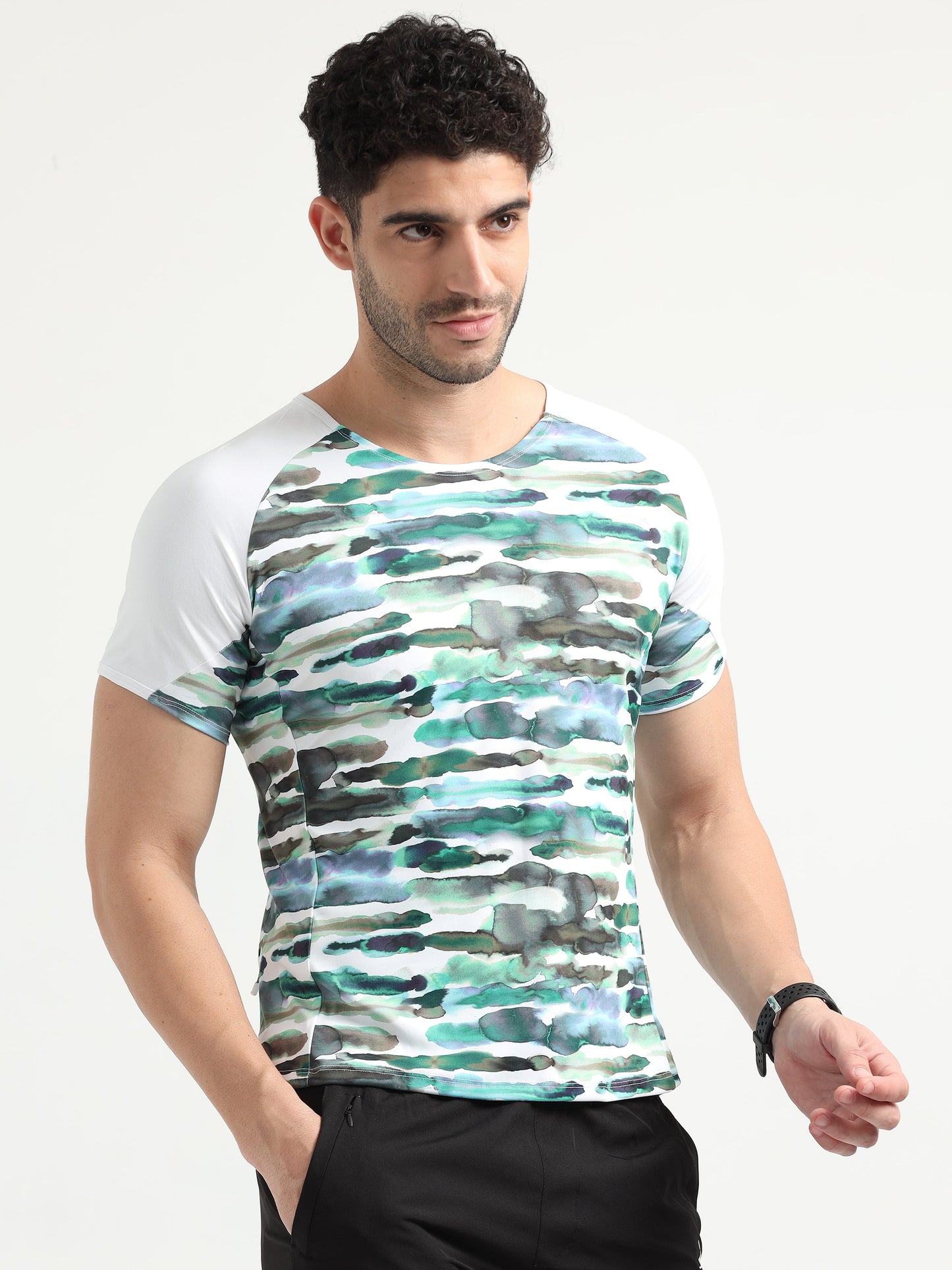 Nature Abstract Men Cycling Tee