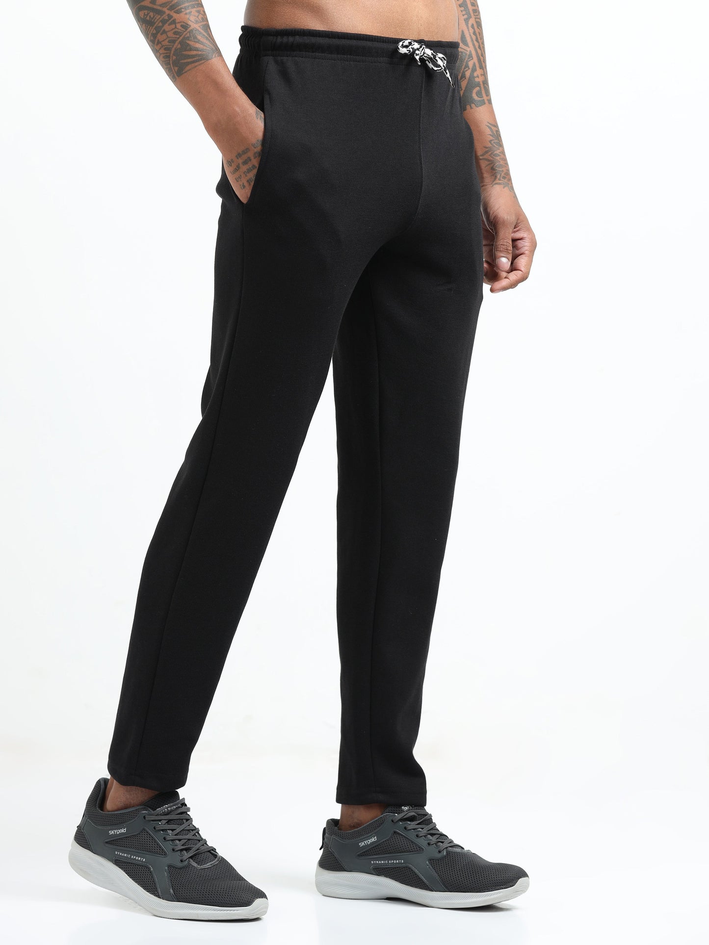 Men’s Black Joggers – Tapered Fit | Everyday Comfort Pants for Gym, Travel & Casual Wear