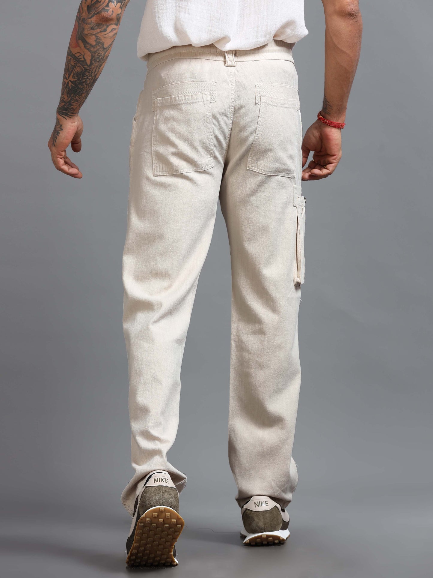 Portofino Linen Pant In Ceam