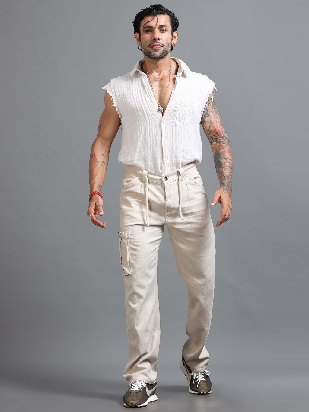 Portofino Linen Pant In Cream