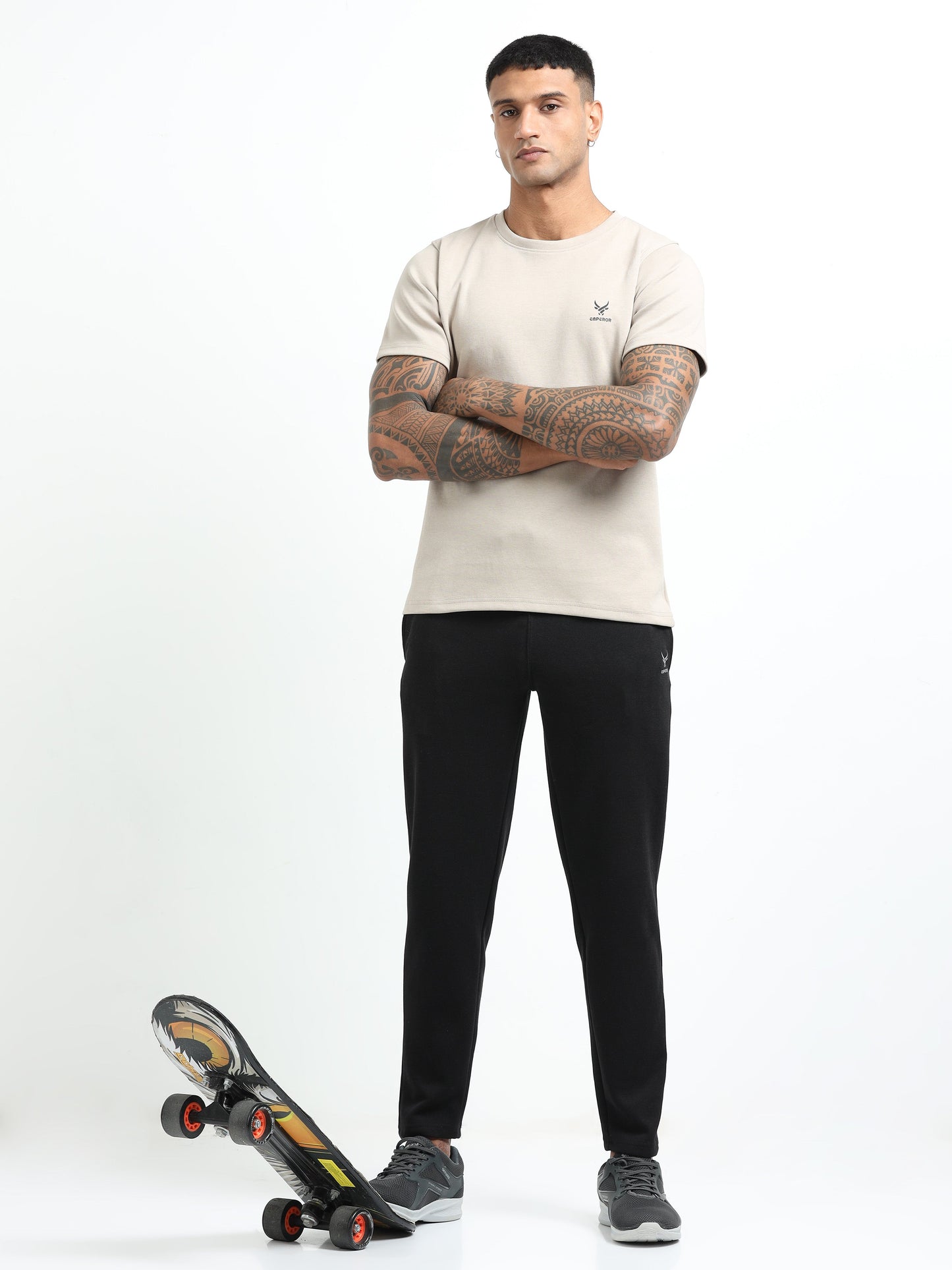Men’s Black Joggers – Tapered Fit | Everyday Comfort Pants for Gym, Travel & Casual Wear