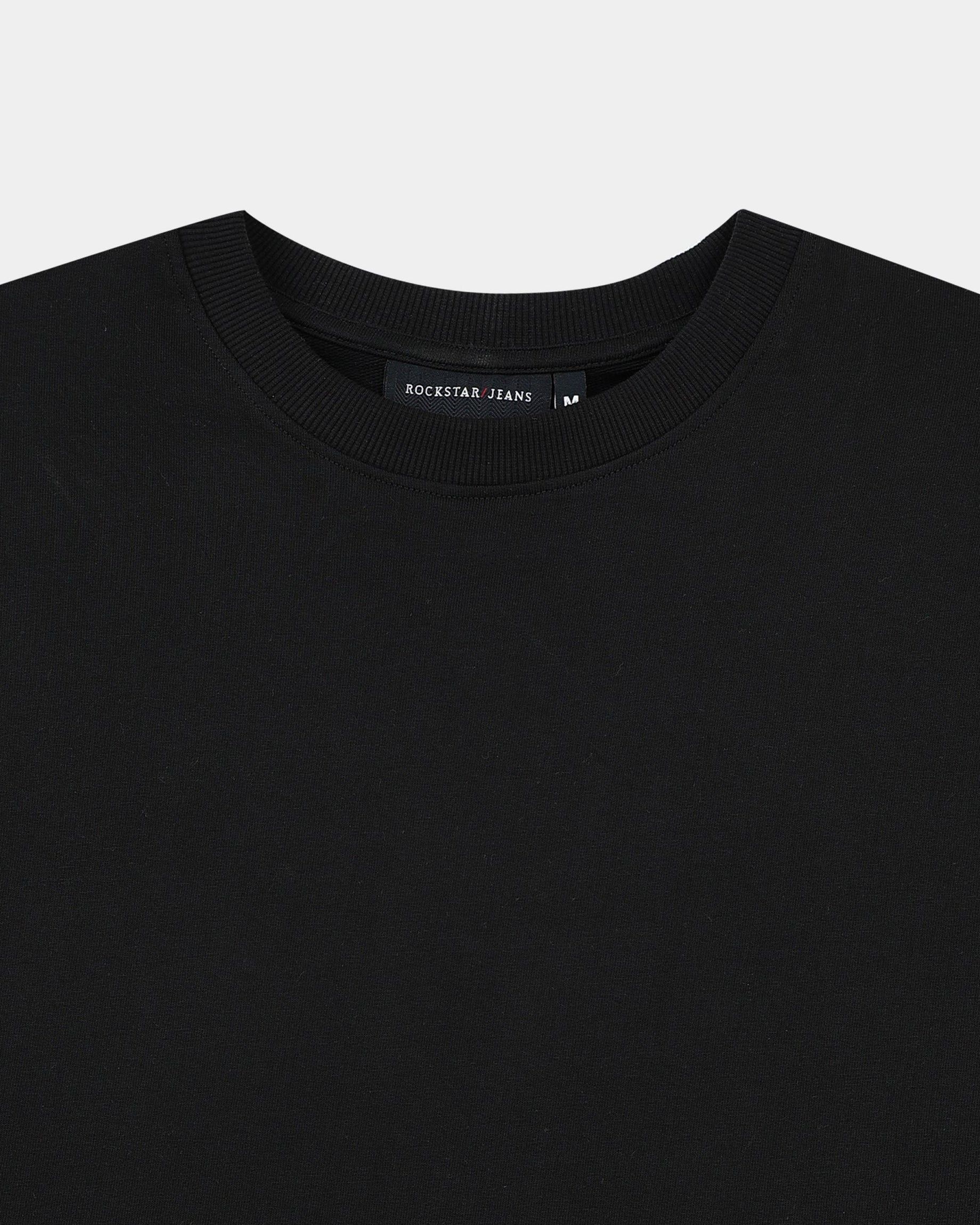 THE GROOVE Black Basic Tee - Relaxed Fit