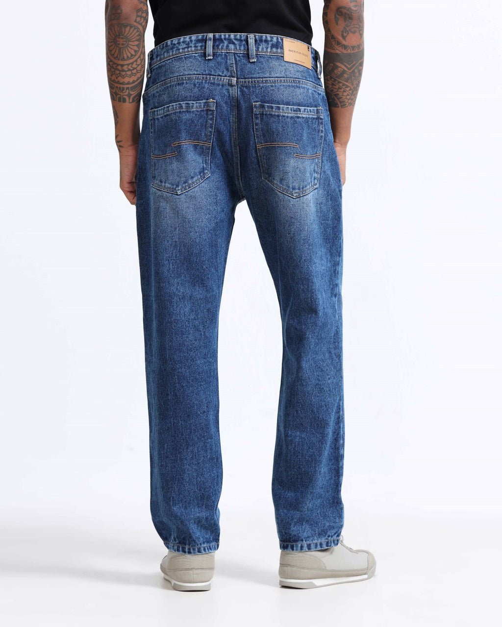 SIGNATURE DARK BLUE DENIM - Straight fit