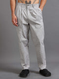 Versatile Pleated Trouser In Grey