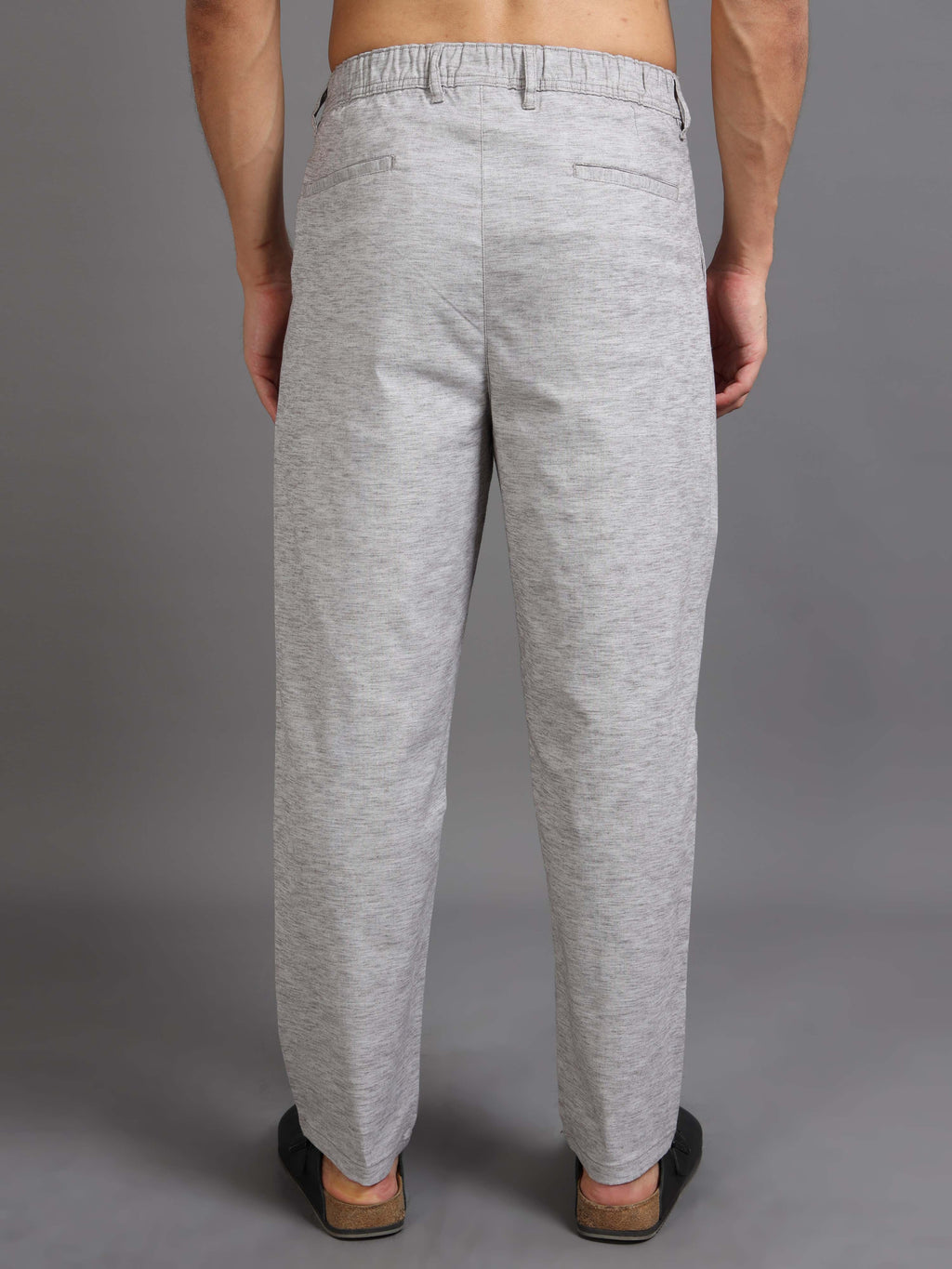 Versatile Pleated Trouser In Grey