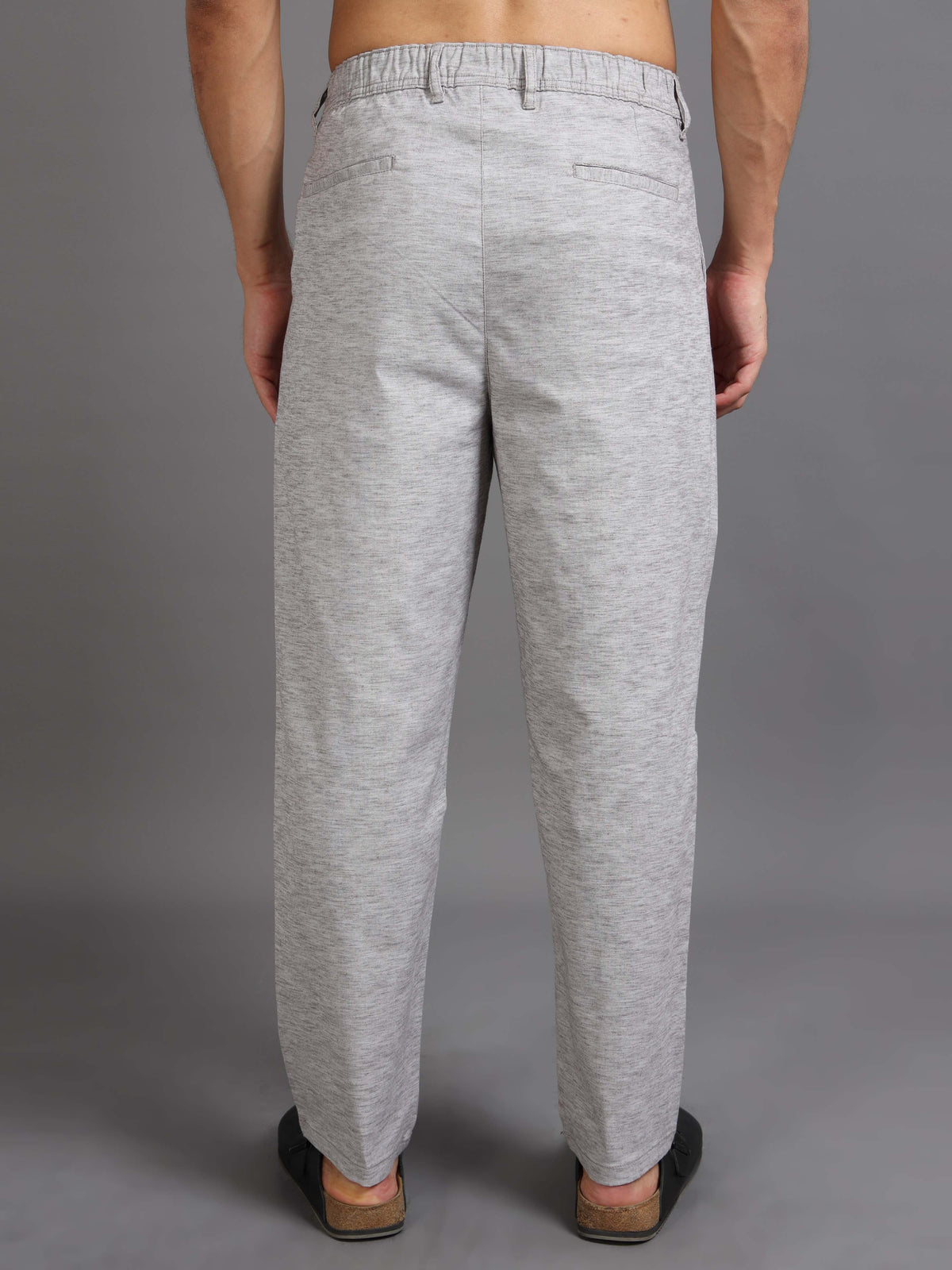 Versatile Pleated Trouser In Grey