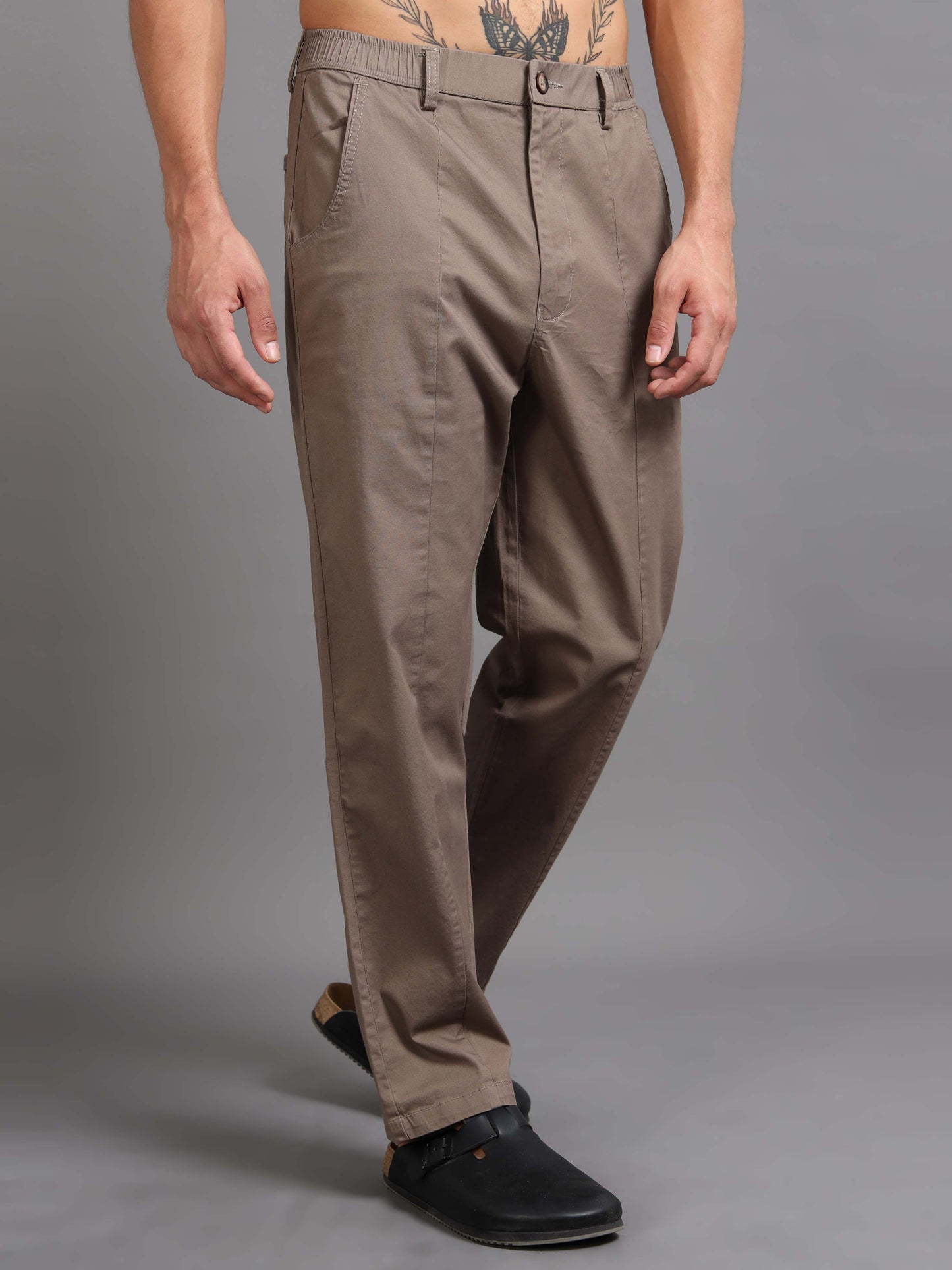 Easy Stride Trouser In Khaki