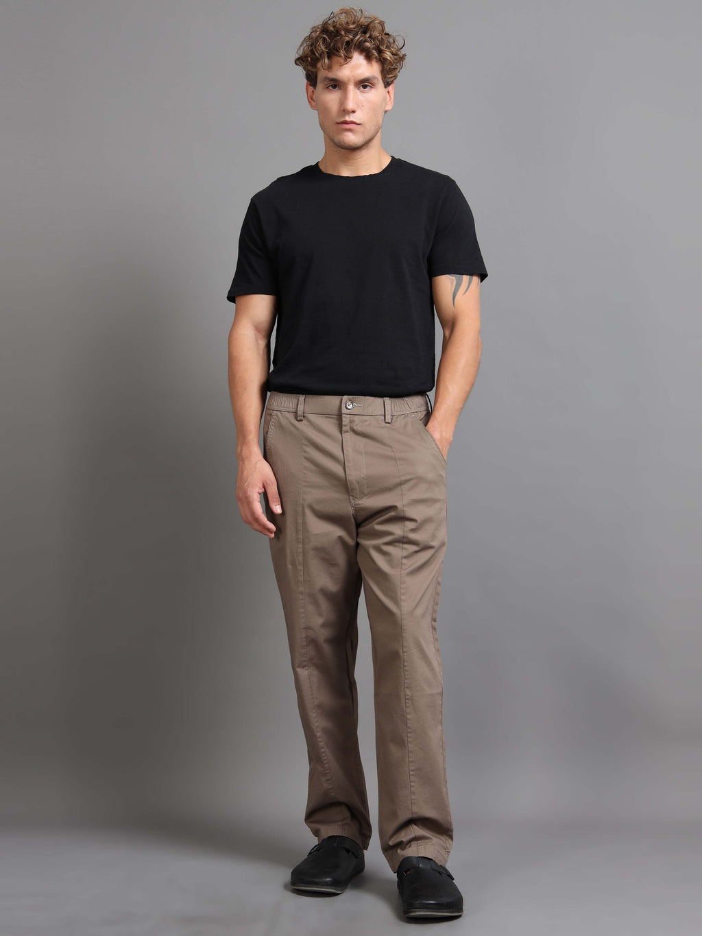 Easy Stride Trouser In Khaki