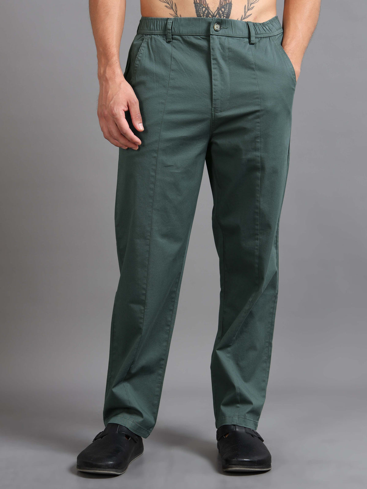 Easy Stride Trouser In Olive