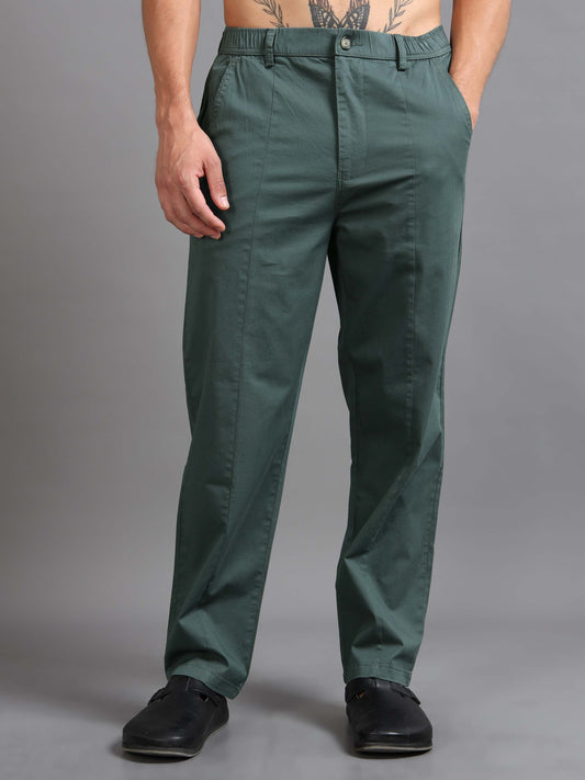 Easy Stride Trouser In Olive