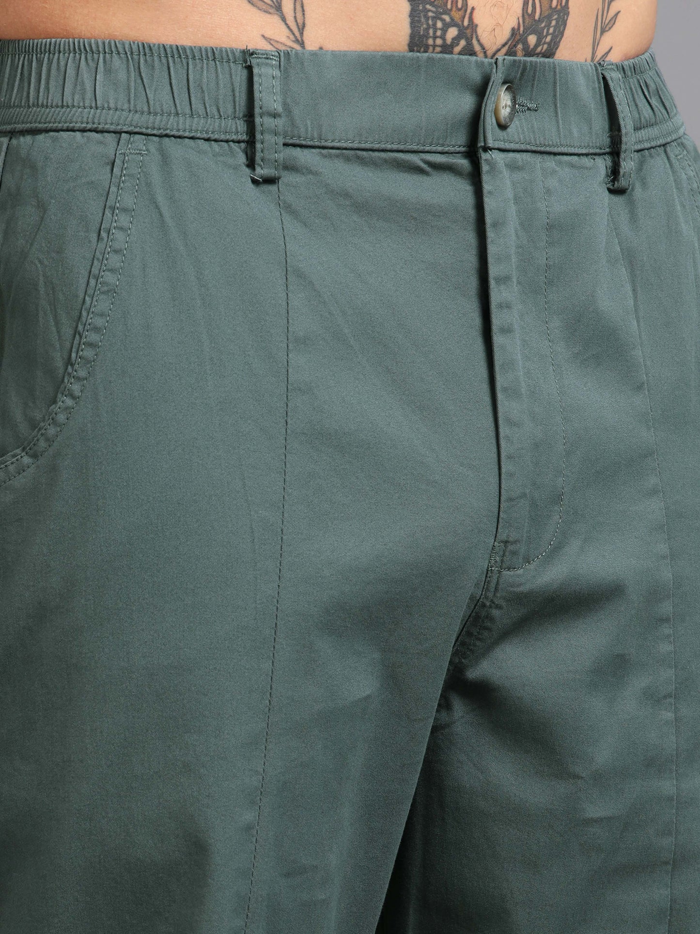 Easy Stride Trouser In Olive