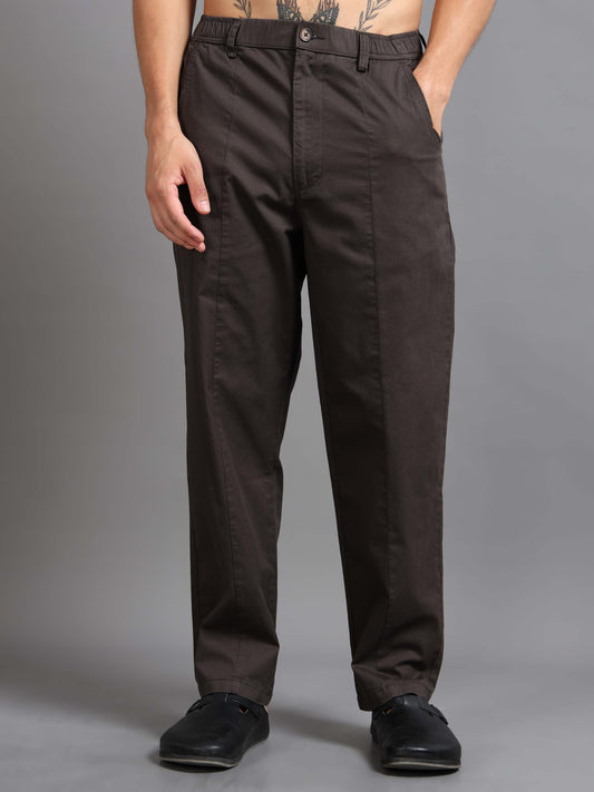 Easy Stride Trouser In Coffee