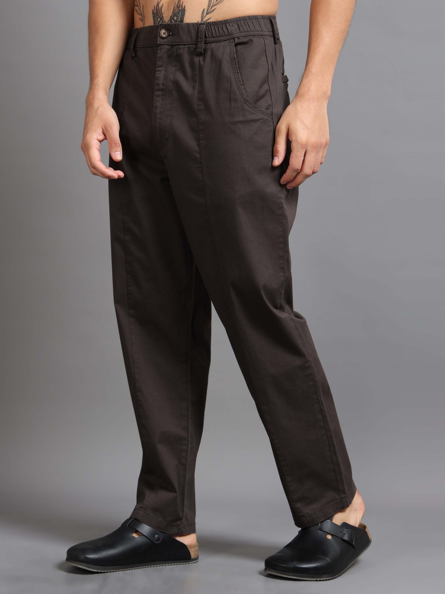 Easy Stride Trouser In Coffee