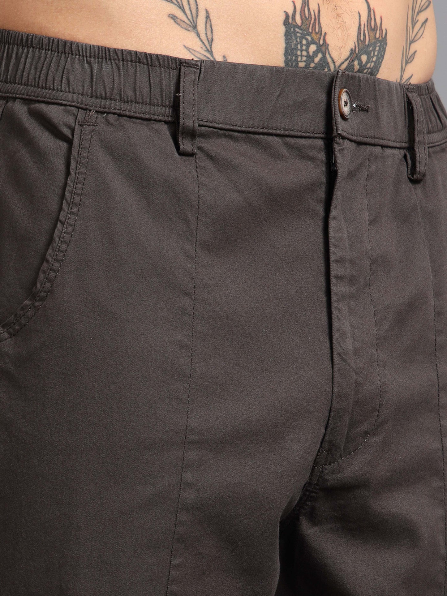Easy Stride Trouser In Coffee