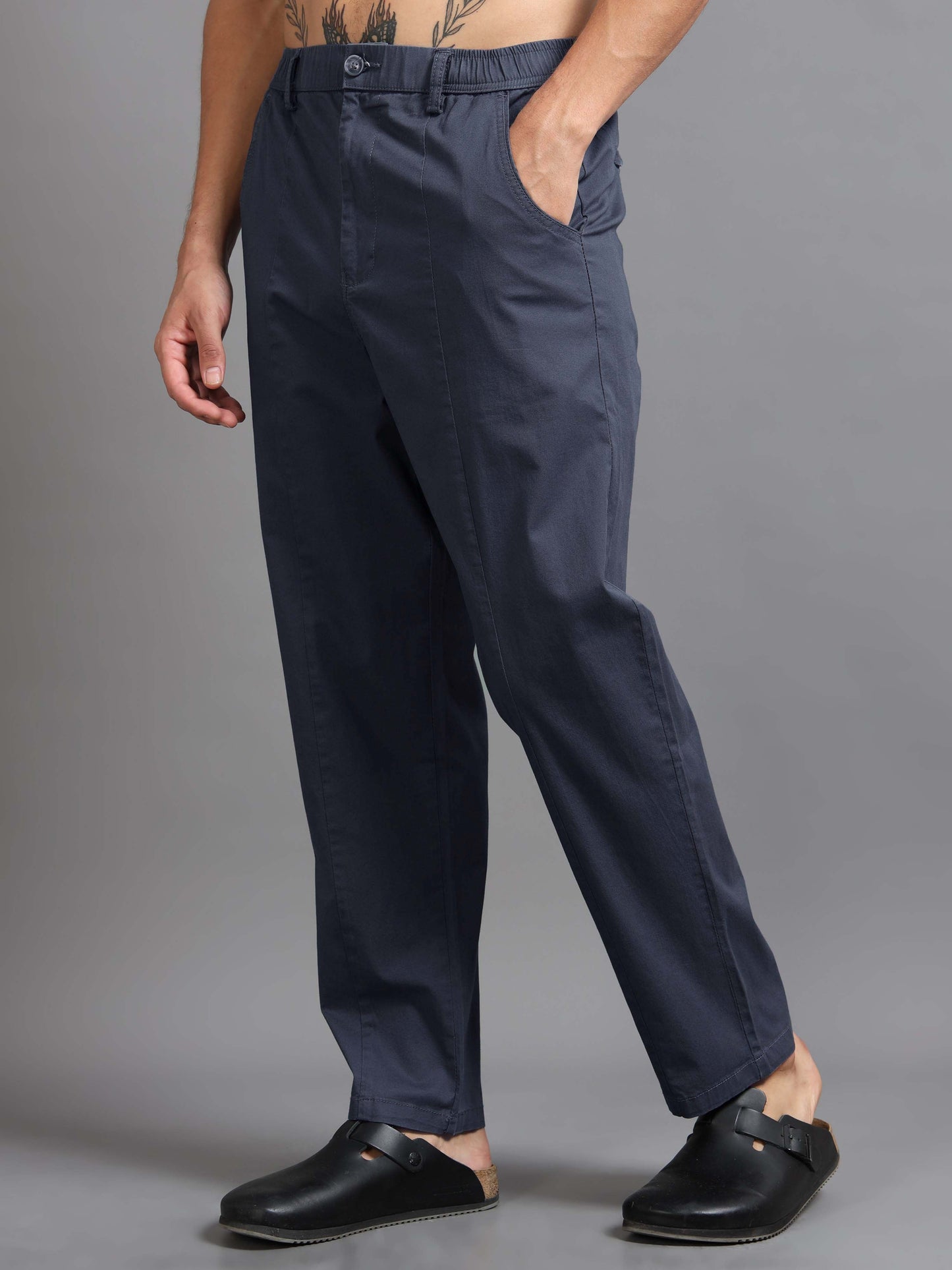 Easy Stride Trouser In Grey