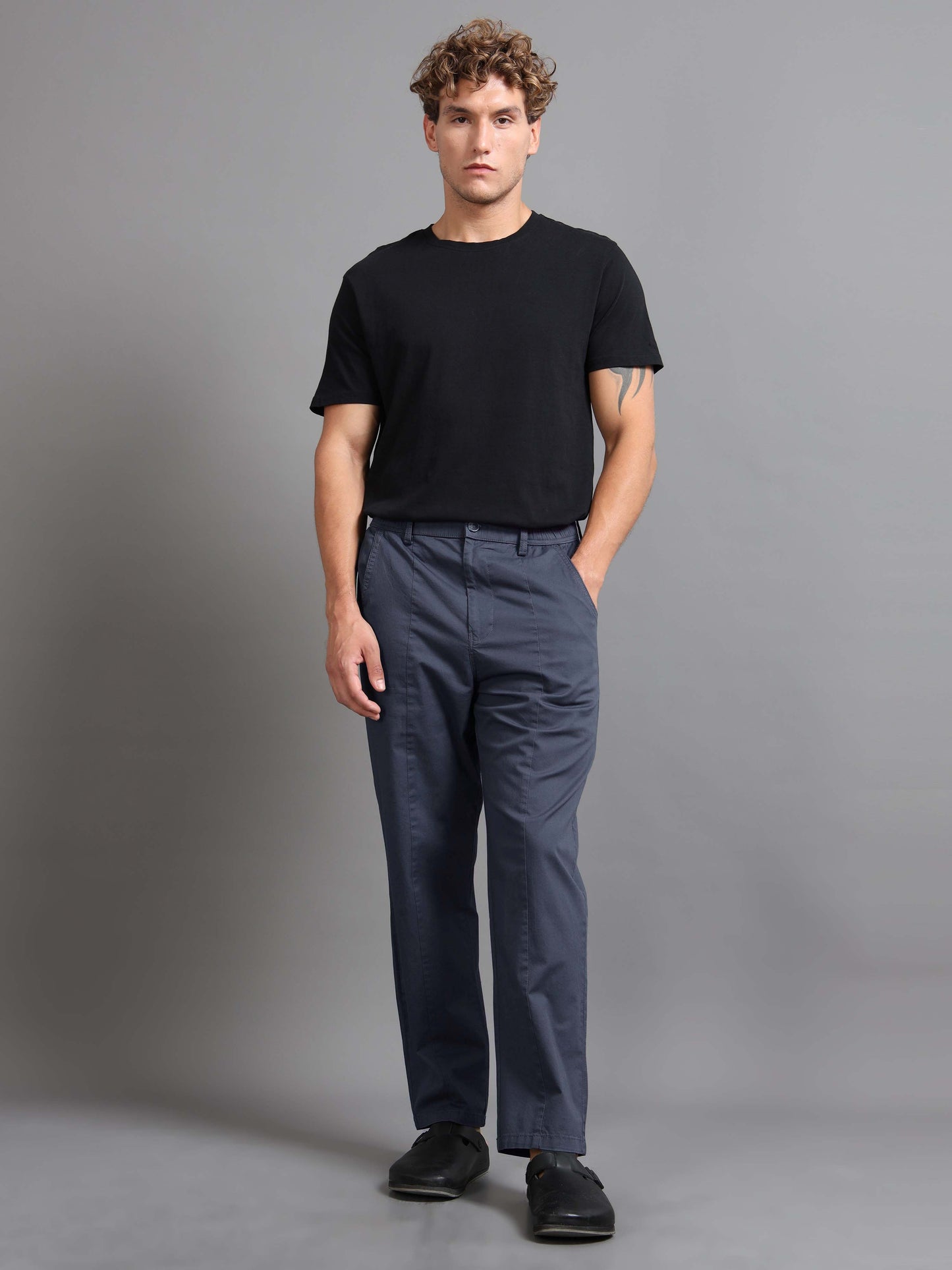 Easy Stride Trouser In Grey