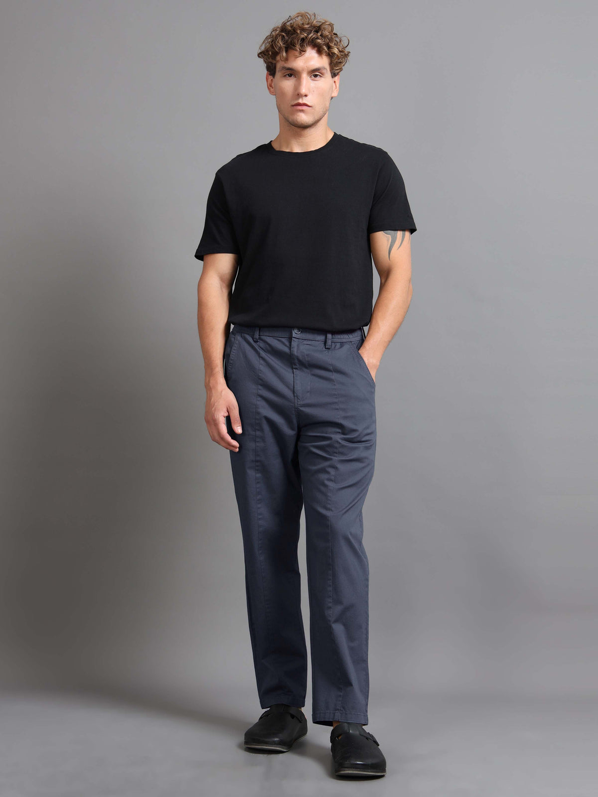 Easy Stride Trouser In Grey