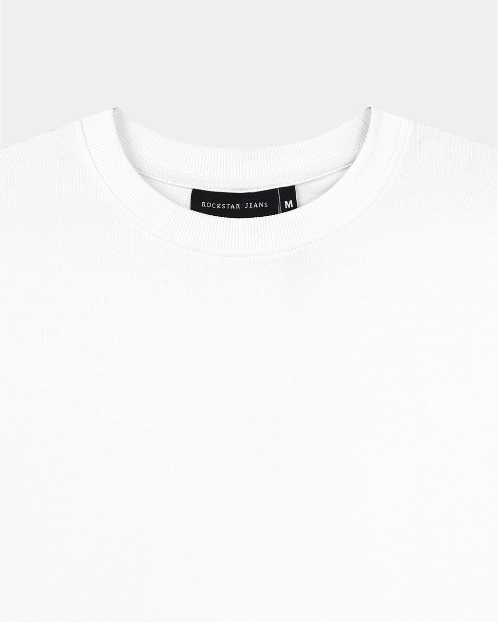 THE GROOVE White Basic Tee - Relaxed Fit