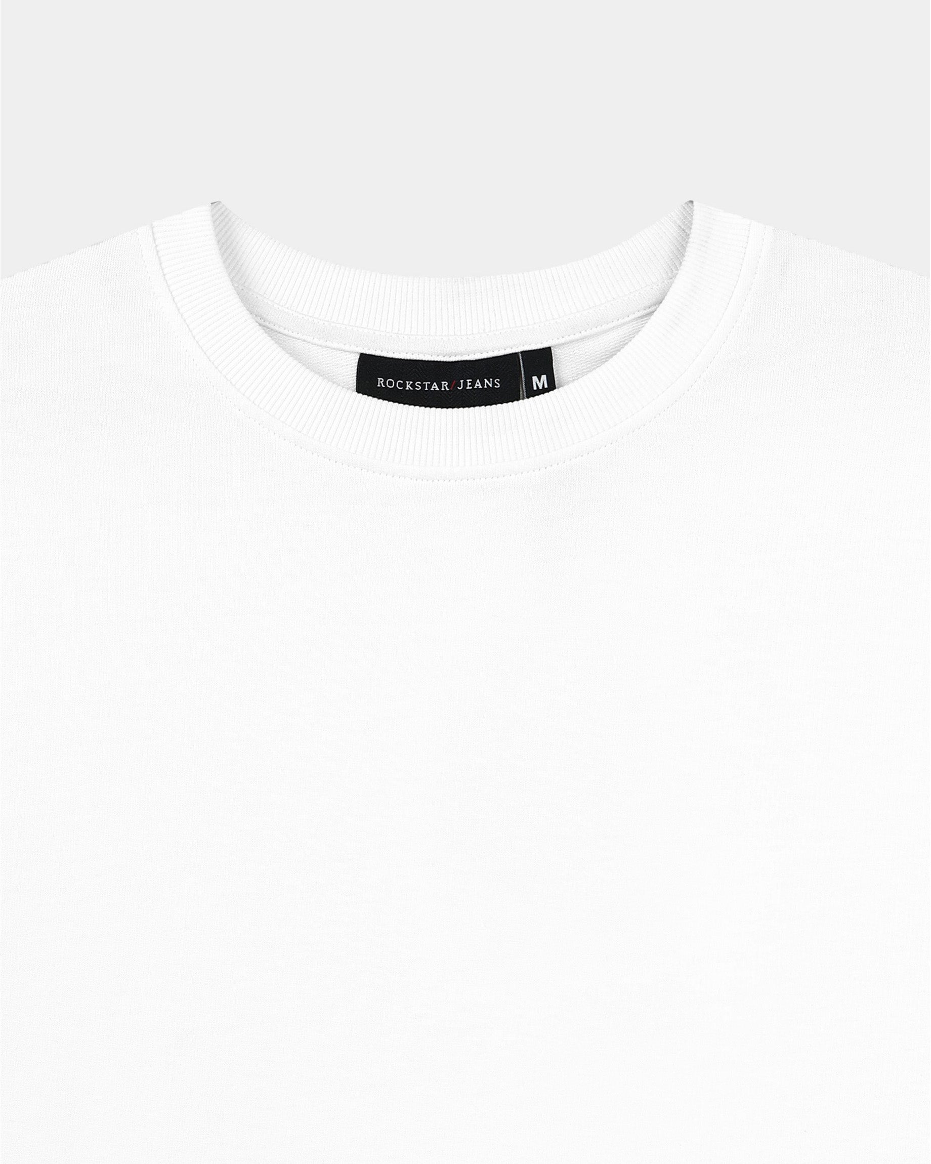 THE GROOVE White Basic Tee - Relaxed Fit