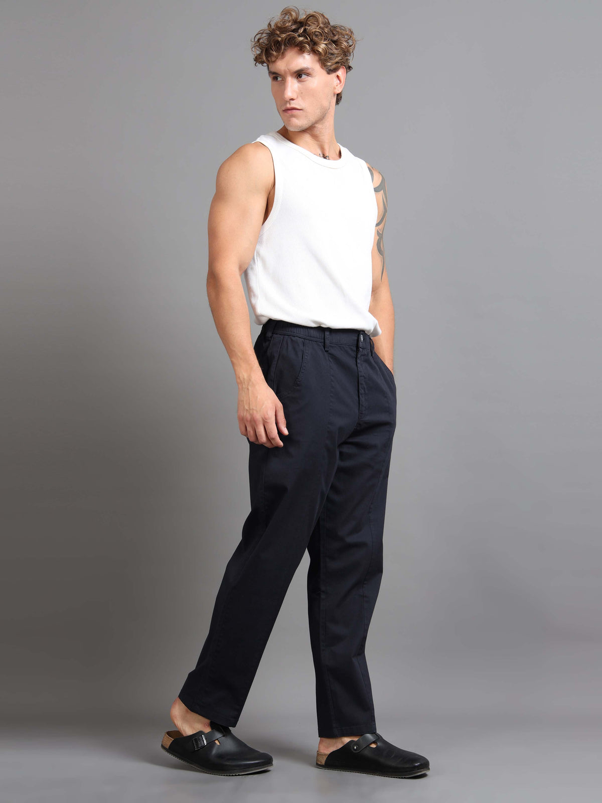 Easy Stride Trouser In Navy