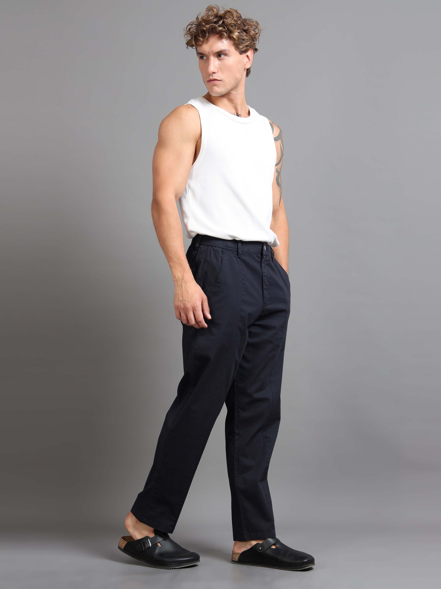 Easy Stride Trouser In Navy
