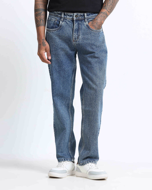 SIGNATURE BLUE DENIM - Straight fit