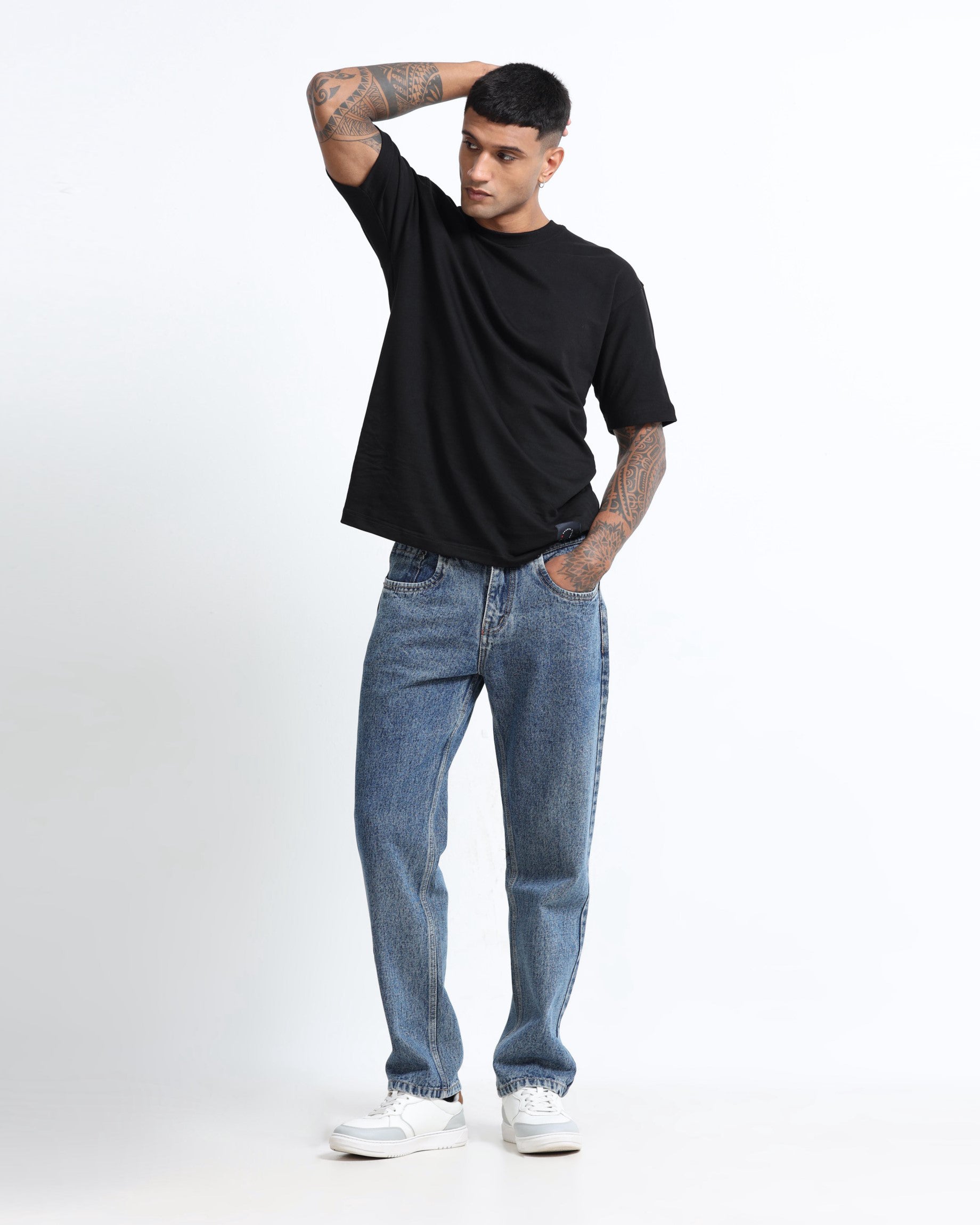SIGNATURE BLUE DENIM - Straight fit