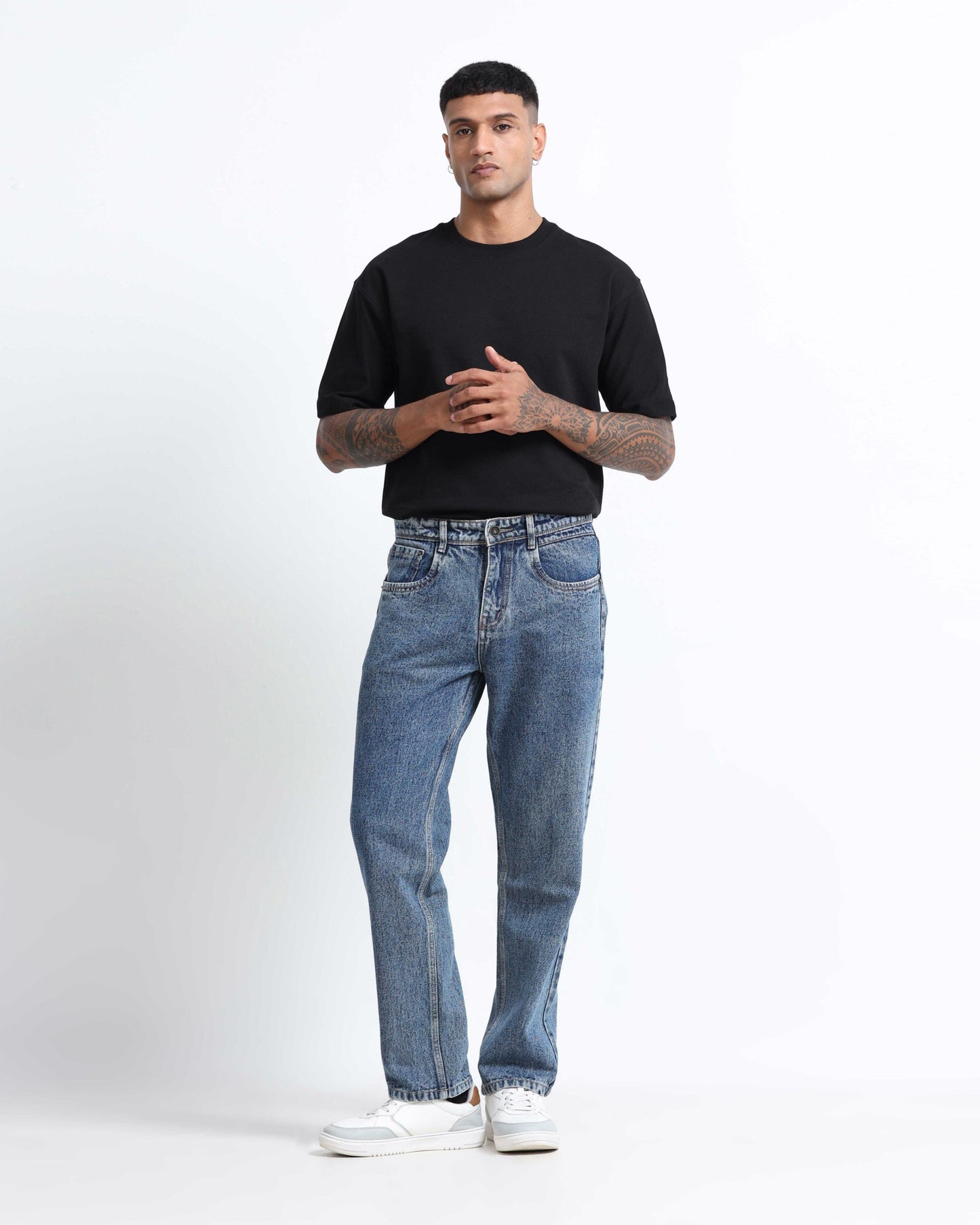 SIGNATURE BLUE DENIM - Straight fit