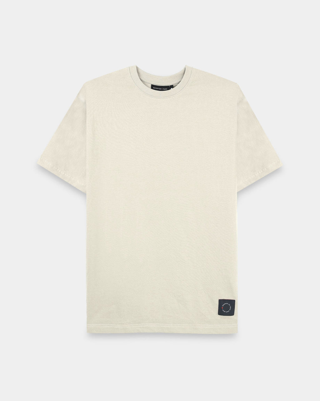 THE GROOVE Light Grey Basic Tee - Relaxed Fit