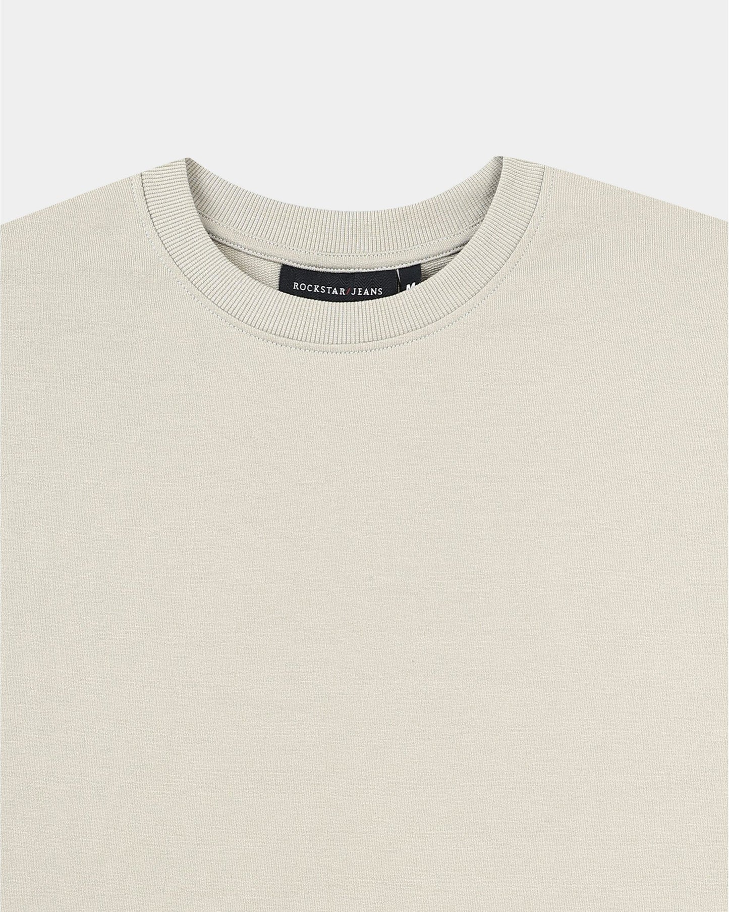 THE GROOVE Light Grey Basic Tee - Relaxed Fit