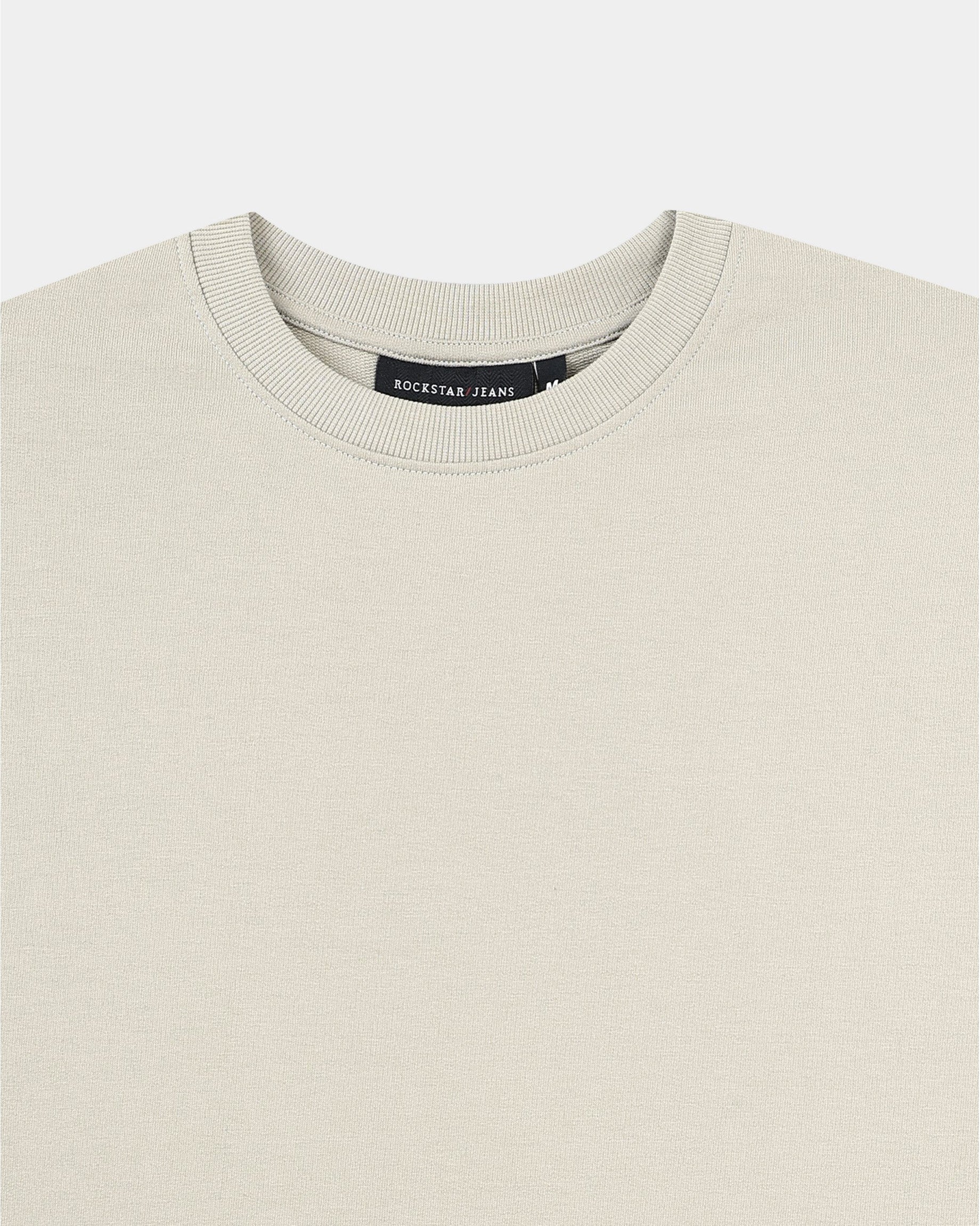 THE GROOVE Light Grey Basic Tee - Relaxed Fit