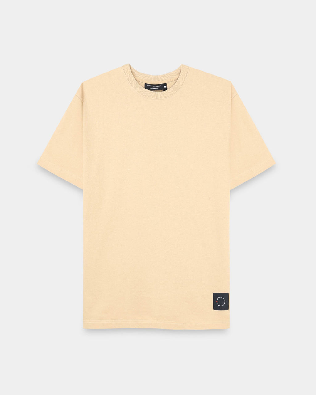THE GROOVE Beige Basic Tee - Relaxed Fit