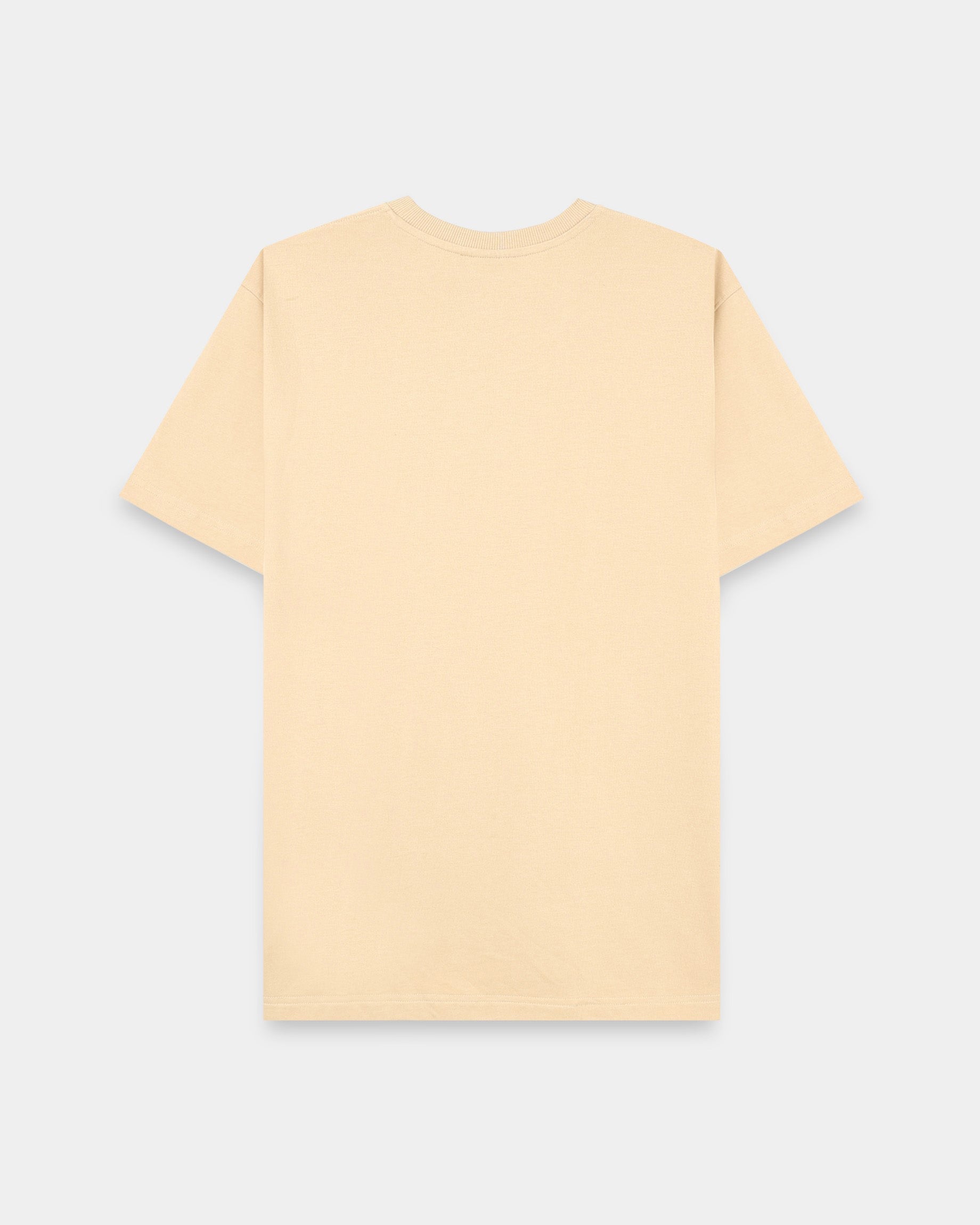 THE GROOVE Beige Basic Tee - Relaxed Fit