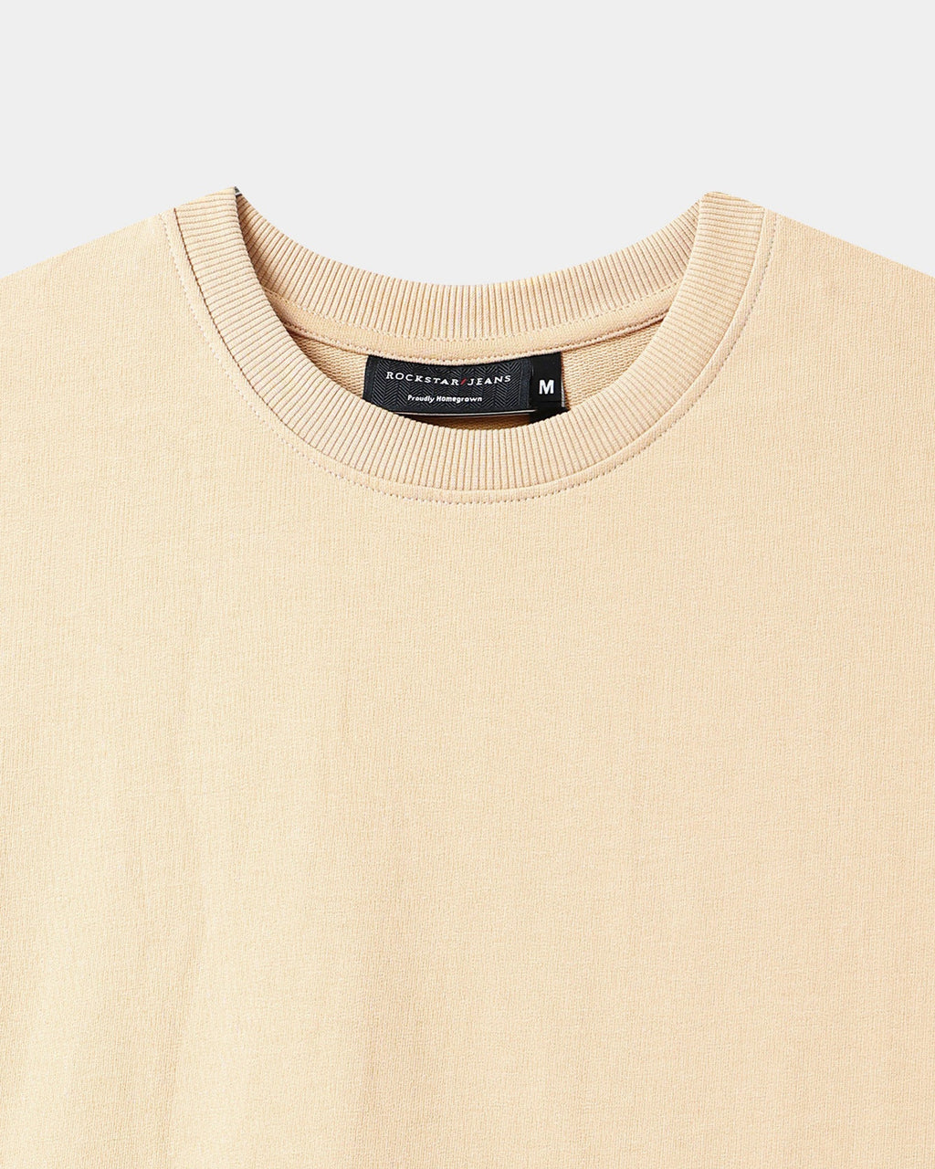 THE GROOVE Beige Basic Tee - Relaxed Fit