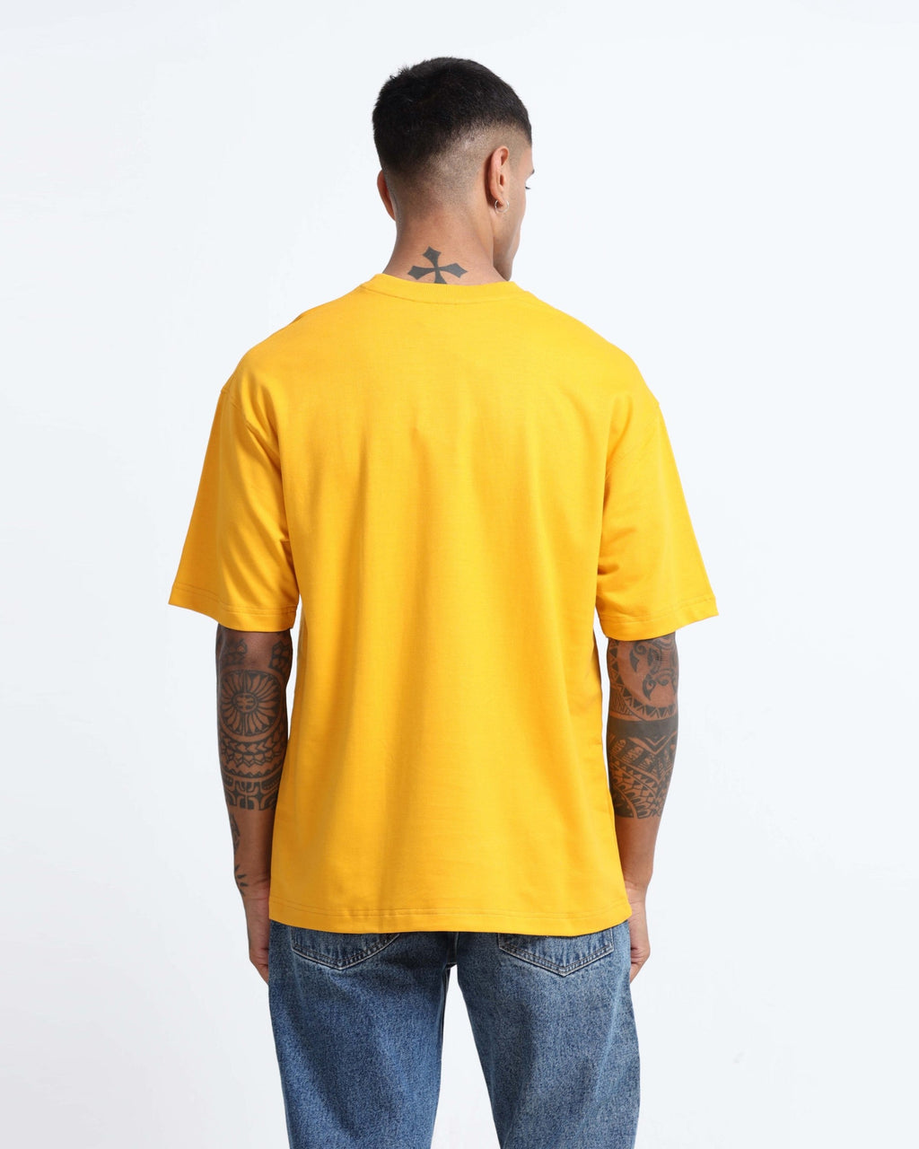 THE GROOVE Yellow Basic Tee - Relaxed Fit