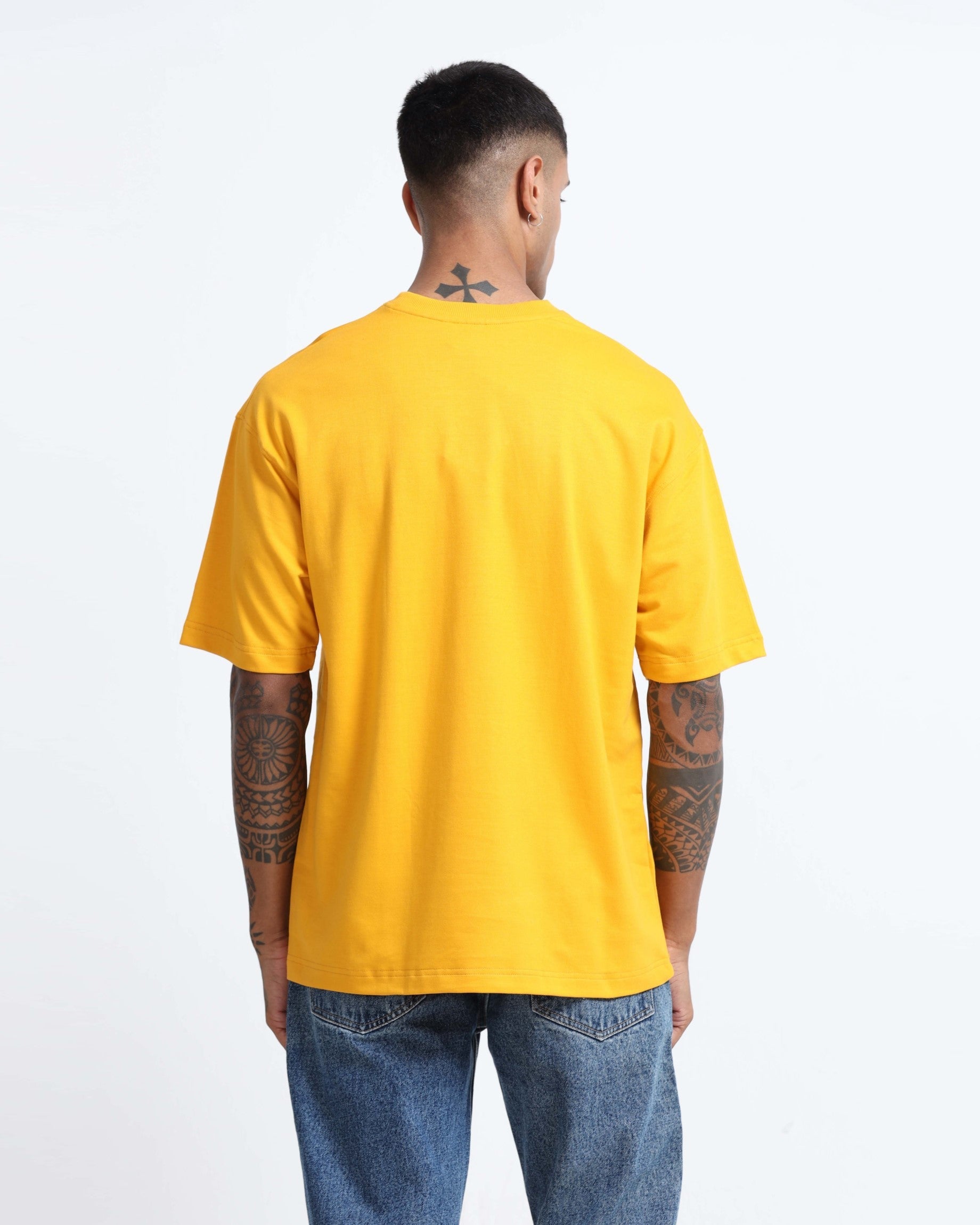 THE GROOVE Yellow Basic Tee - Relaxed Fit