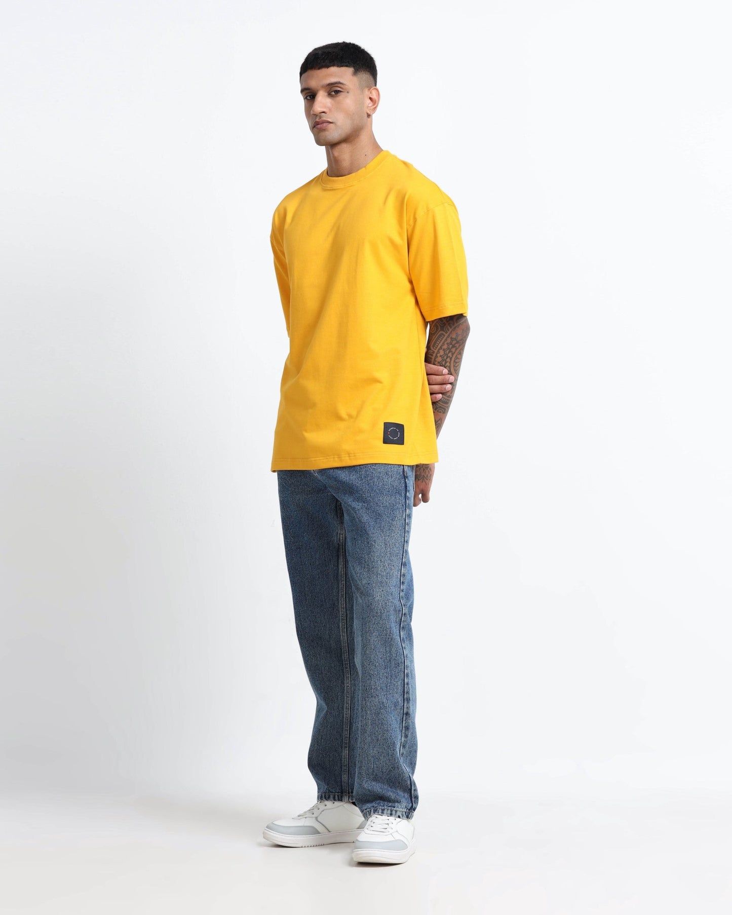 THE GROOVE Yellow Basic Tee - Relaxed Fit