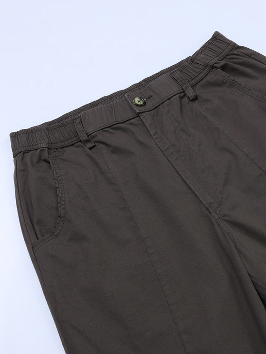 Easy Stride Trouser In Coffee