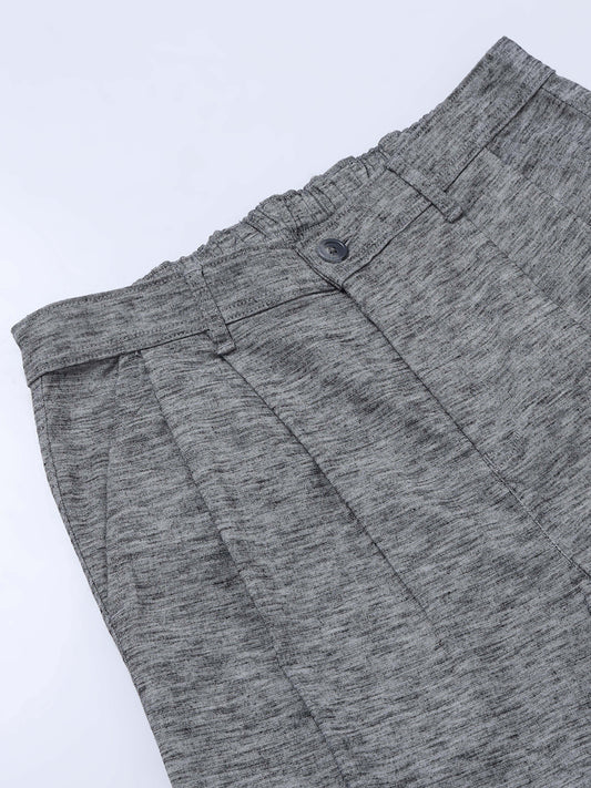 Versatile Pleated Trouser In Black